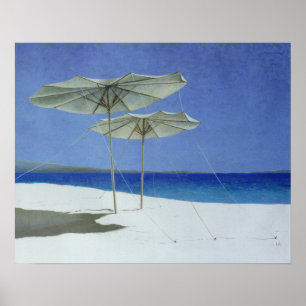 Póster Umbrellas Grecia 1995