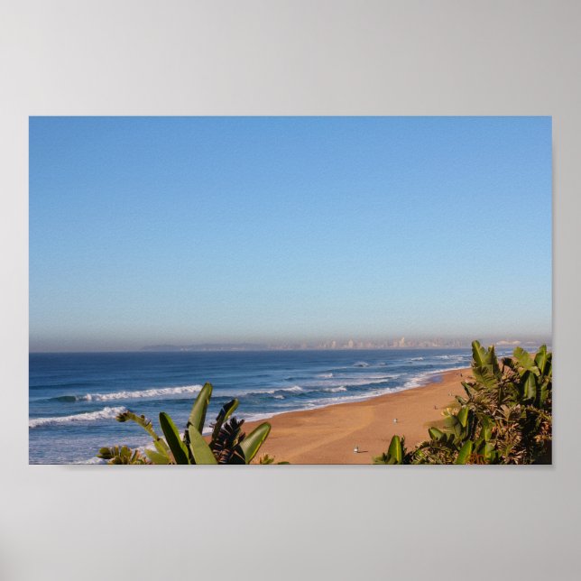 Póster Umhlanga Gran Durban Ocean Beach Sudáfrica (Frente)