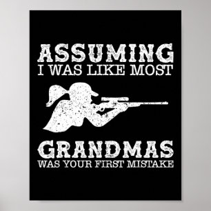 Póster Uming Era Como Si La Mayoría De Las Abuelas Fueran