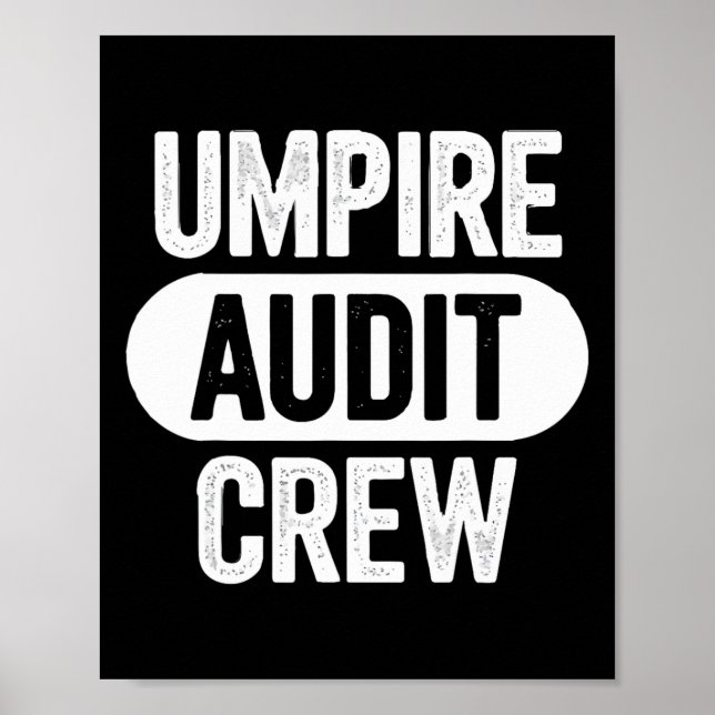 Póster Umpire Audit Crew  (Frente)