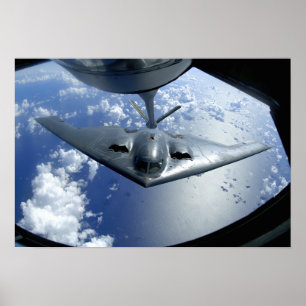 Póster Un alcohol B-2 se traslada a la posición para