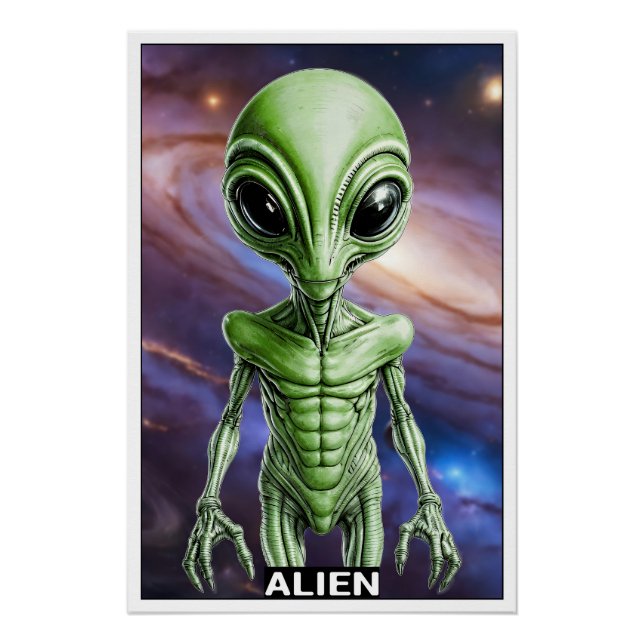Póster Un alien (Anverso)