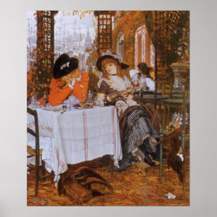 Póster Un almuerzo (Le Dejeuner) por James Tissot