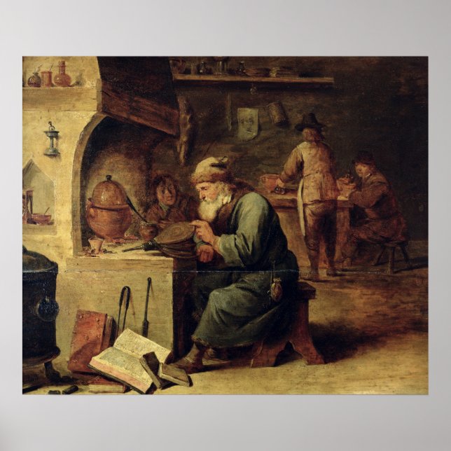 Póster Un alquimista (Frente)