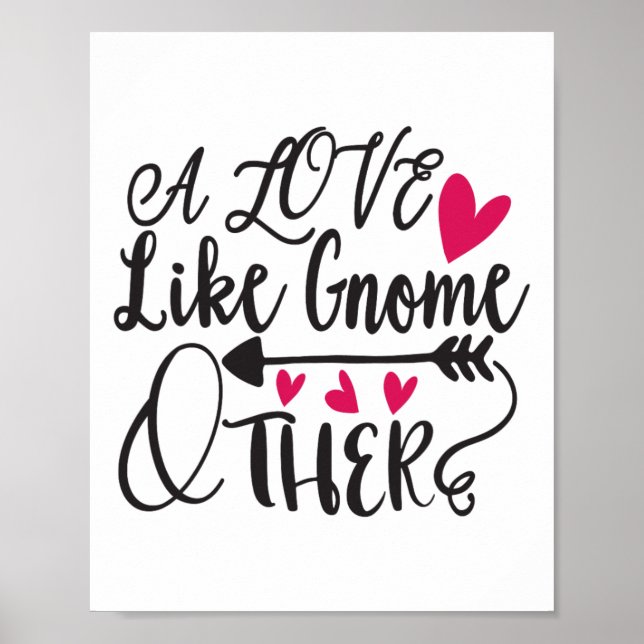 Póster Un amor como Gnome otros San Valentín (Frente)