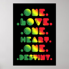 PÓSTER UN AMOR, UN CORAZÓN, UN DESTINO