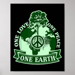 Póster Un amor, una paz, una tierra, un día mundial
