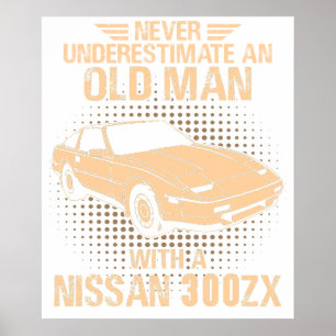 Póster Un anciano Nissan 300zx