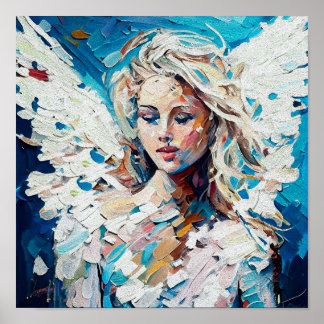 Póster Un ángel de la armonía, un protector de la paz fel