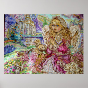 Póster Un ángel de la rogación