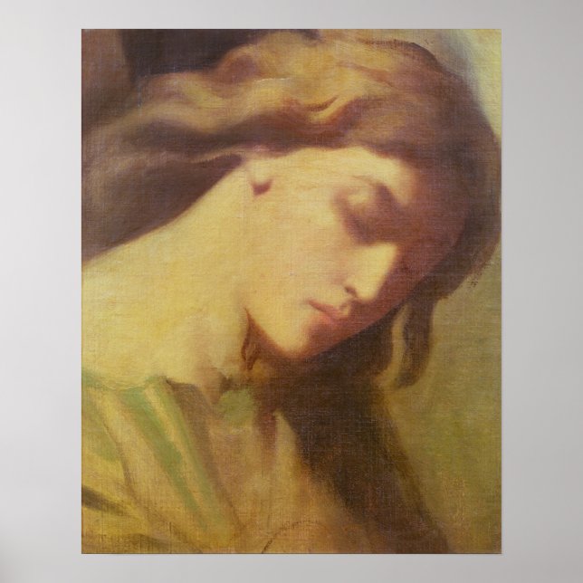 Póster Un ángel, estudio para el monte de las aceitunas,  (Frente)