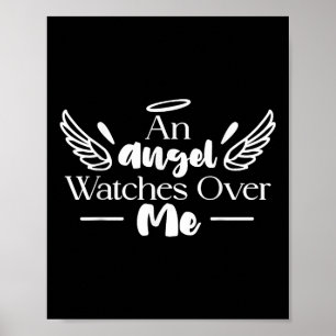Póster Un ángel vigila a mi papá mujeres de mamá hombres