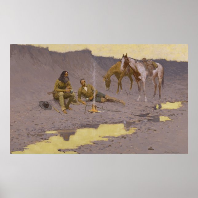 Póster Un Año Nuevo en el Cimmarón (Frente)