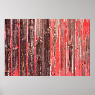 Póster Un antiguo granero o una antigua valla de madera c