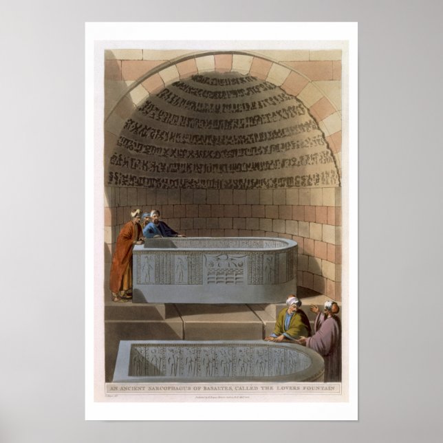 Póster Un antiguo Sarcófago de Basaltes, llamado Lov (Frente)