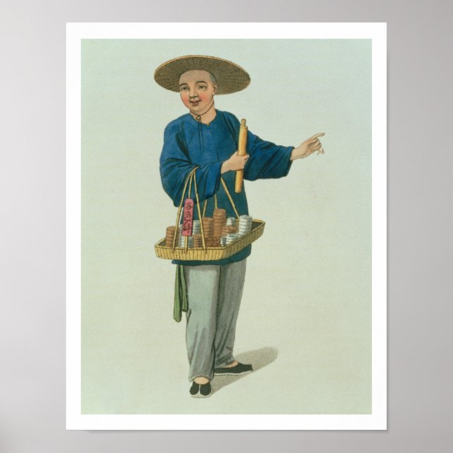 Póster Un Apoteario, plato 26 de 'El disfraz de China' (Frente)