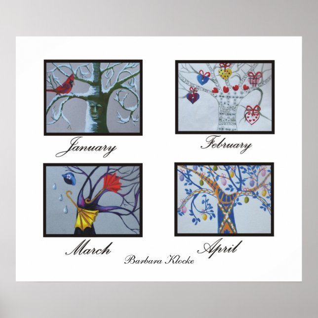 Póster Un árbol al mes (Frente)