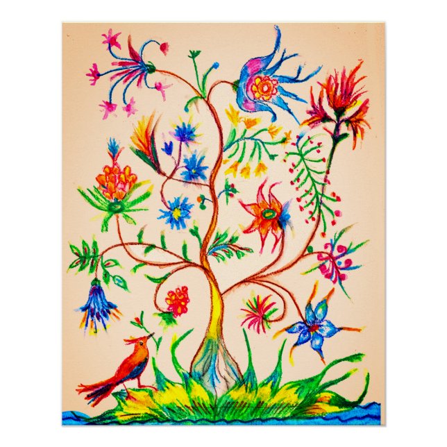 Póster Un árbol de la vida (Anverso)