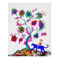 Un árbol de la vida y un chica