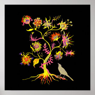 Póster Un árbol mágico de la vida
