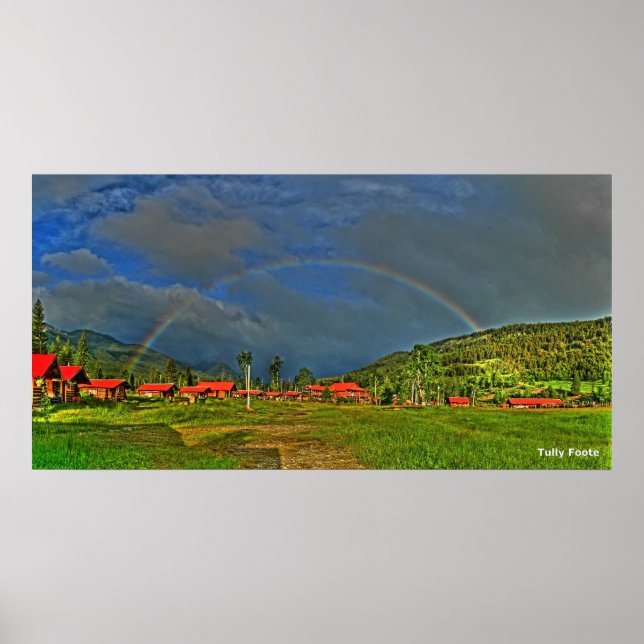 Póster Un arcoiris matutino (Frente)