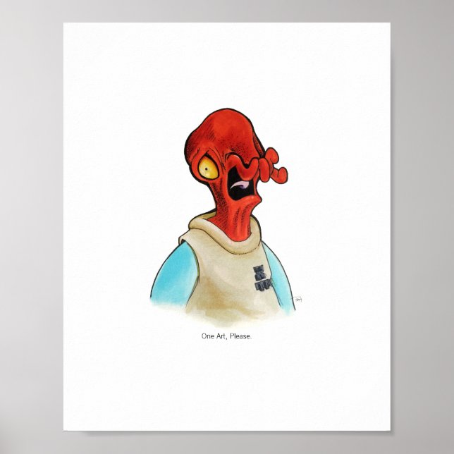 Póster Un arte, por favor (Frente)