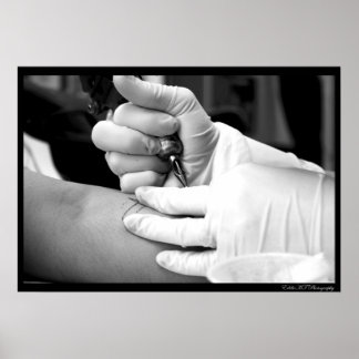 Póster Un Artista En El Trabajo