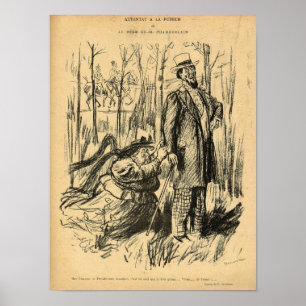 Póster Un asalto en la modestia o Sr. Chamberlain's