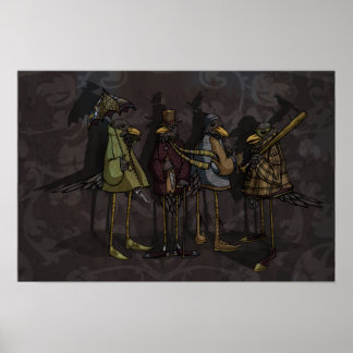 Póster Un asesinato de cuervos