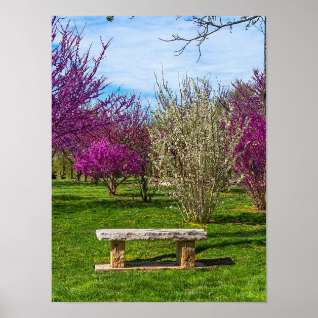 Póster Un asiento de temporada de primavera (Frente)