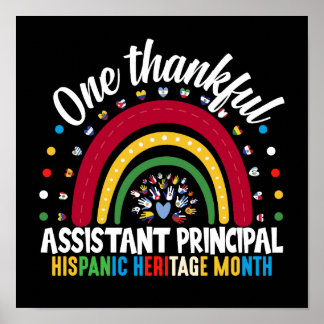 Póster Un asistente agradecido, principal patrimonio hisp