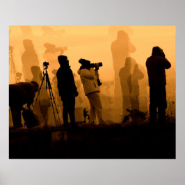 Póster Un asombroso atardecer - Fotografiando a los ganes