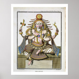 Póster Un aspecto de Shiva, del 'viaje Indes aux. y de un