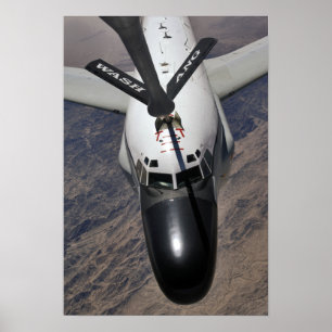 Póster Un avión de reconocimiento conjunto RC-135 Rivet