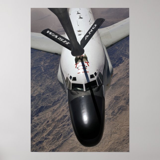 Póster Un avión de reconocimiento conjunto RC-135 Rivet (Frente)