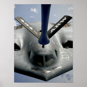 Póster Un avión espiritual B-2 en posición