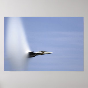 Póster Un avispón estupendo de F/A-18E alcanza la