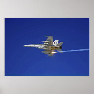Póster Un avispón F/A-18C