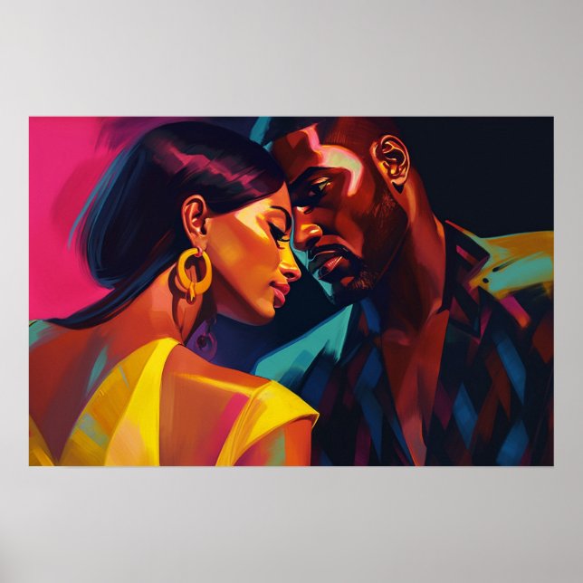 Póster Un baile lento con mi amor (Frente)