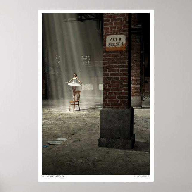 Póster Un ballet industrial (Frente)