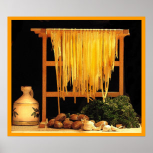 Póster Un banquete de pasta
