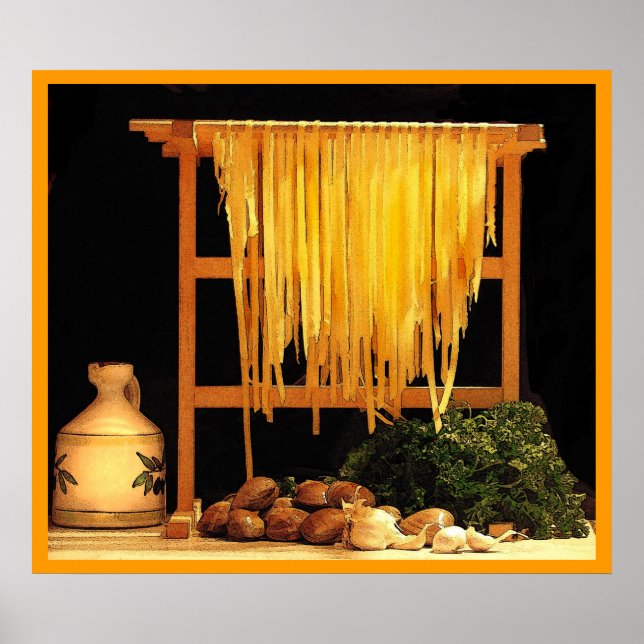 Póster Un banquete de pasta (Frente)