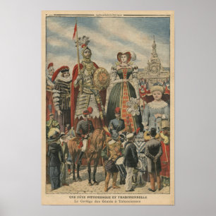 Póster Un banquete pintoresco y tradicional