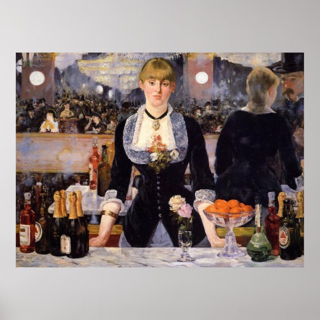 Póster Un bar en Folies-Bergère (Frente)