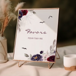 Póster Un bebé está preparando favores de Halloween