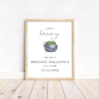 Un bebé está preparando Halloween | POSTER