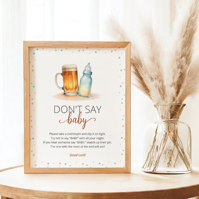Póster Un bebé está preparando un juego de Baby Shower (Subido por el creador)