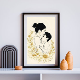 Póster Un beso de tranquilidad