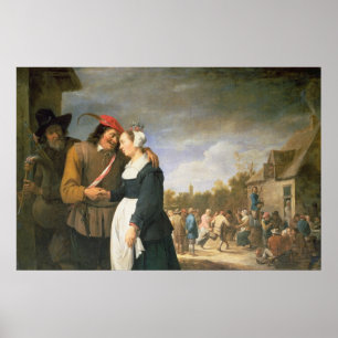 Póster Un Boda campesino, 1648