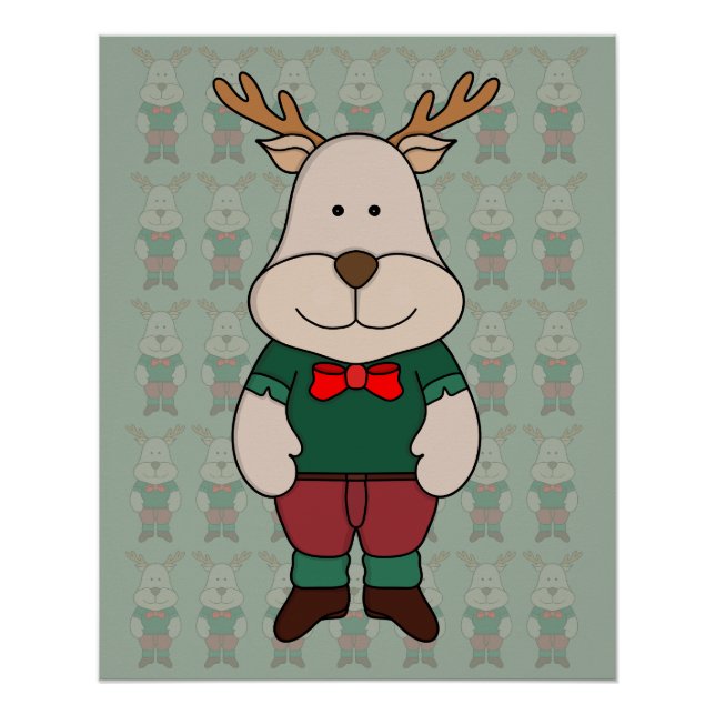 Póster Un bonito ciervo (Anverso)